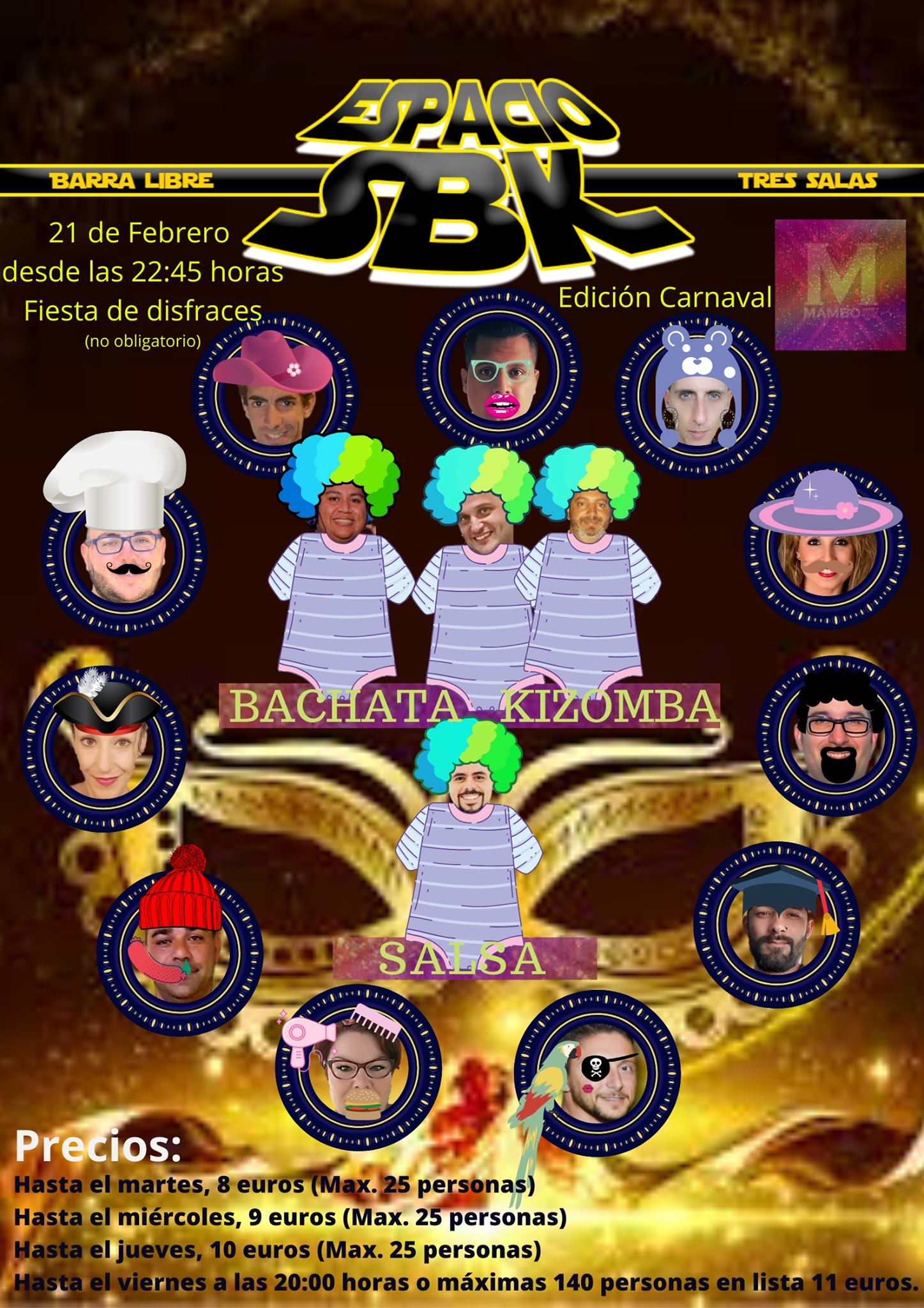 Fiesta Espacio SBK Edición Carnaval