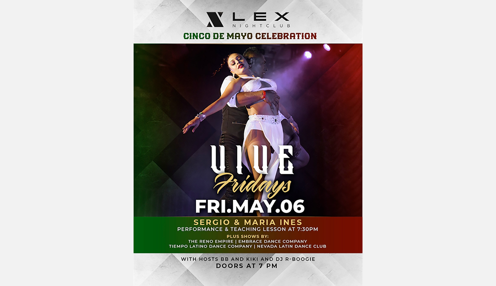 Cinco de Mayo Party with Sergio & Maria Ines - May 6th