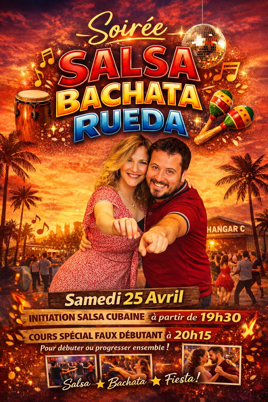 Hangar C latino Salsa Bachata Rueda