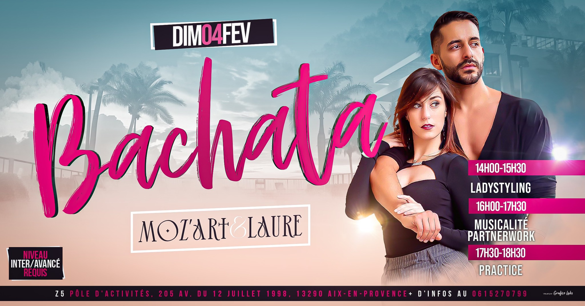 ✨ Stage Bachata Musicalité + Lady styling avec Moz'art & Laure ✨