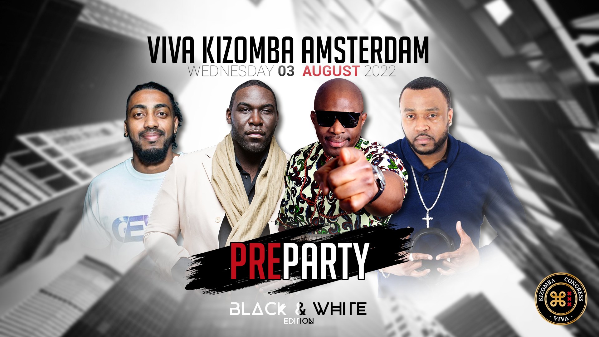 OFFICIAL PRE-PARTY VIVA KIZOMBA AMSTERDAM