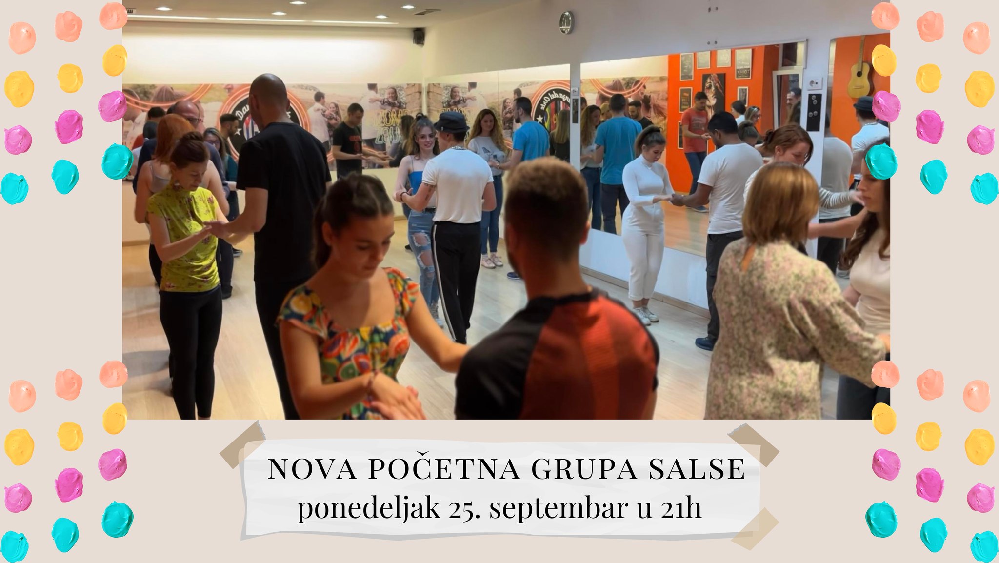 SALSA Nova početna grupa - PONEDELJAK 25. septembar u 21h!