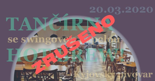 Swingová tančírna s kapelou Hot Brew - zrušeno!
