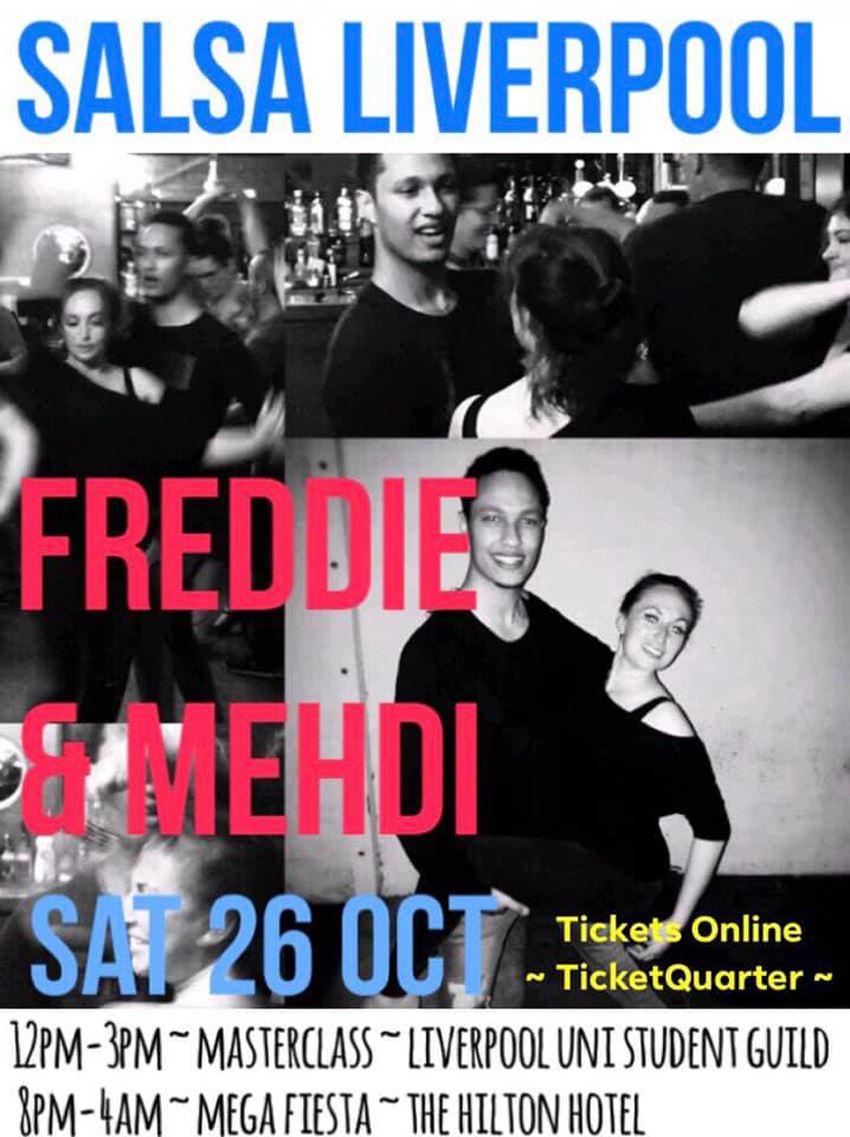 Crossbody Salsa Masterclass with Freddie & Mehdi ~ 26th October