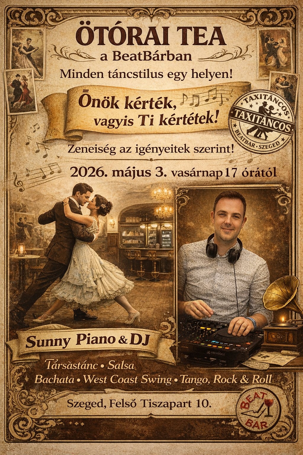 Ötórai táncos teadélután, avagy Önök kérték, vagyis Ti kértétek...