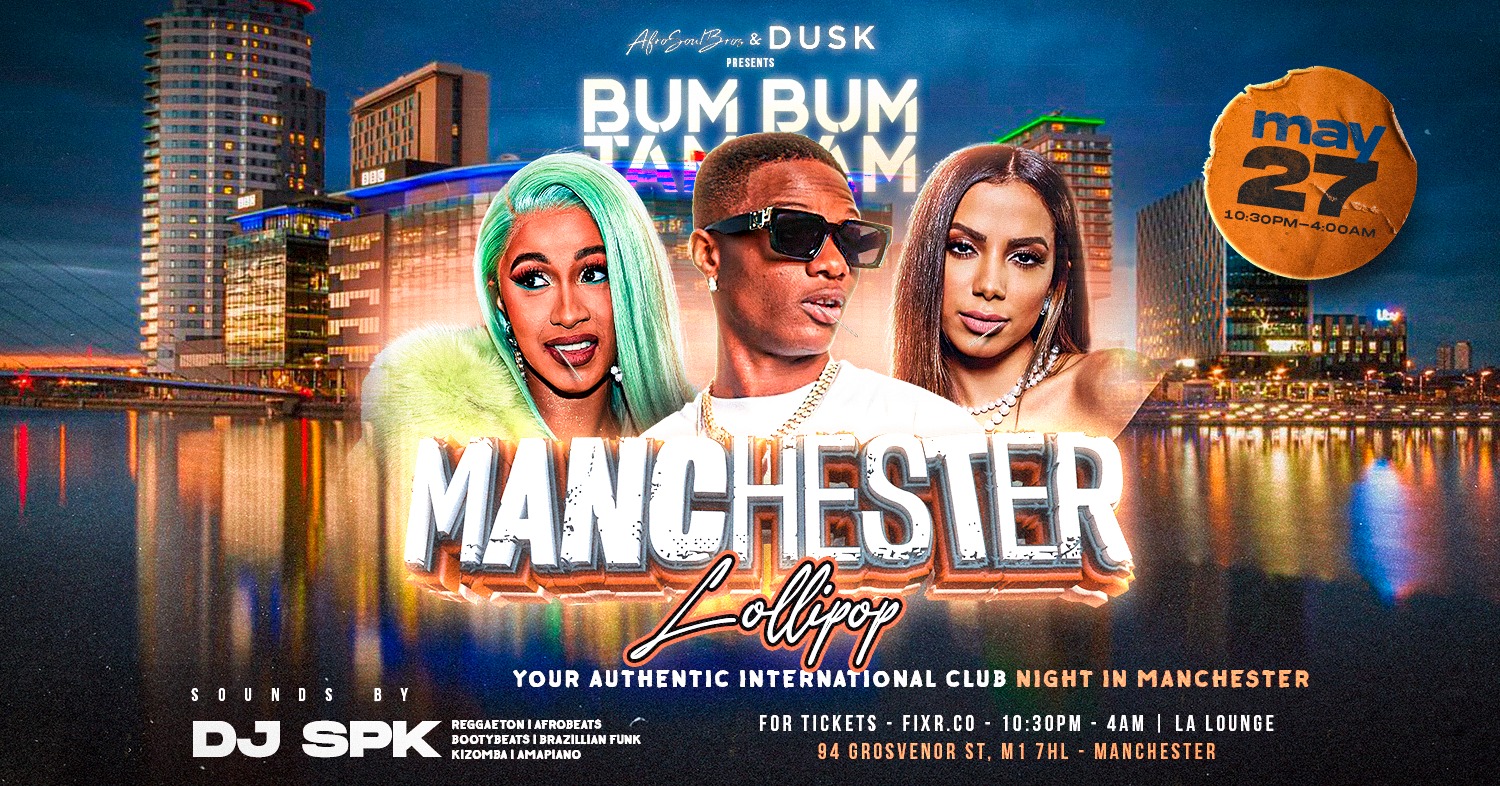 BumBumTamTam International Party Lollipop Party Friday 27 May