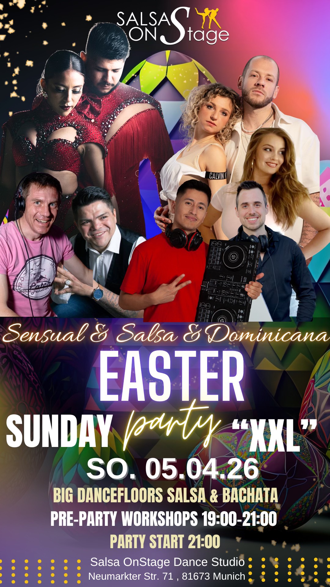 EASTER SUNDAY SALSA & BACHATA XXL PARTY
