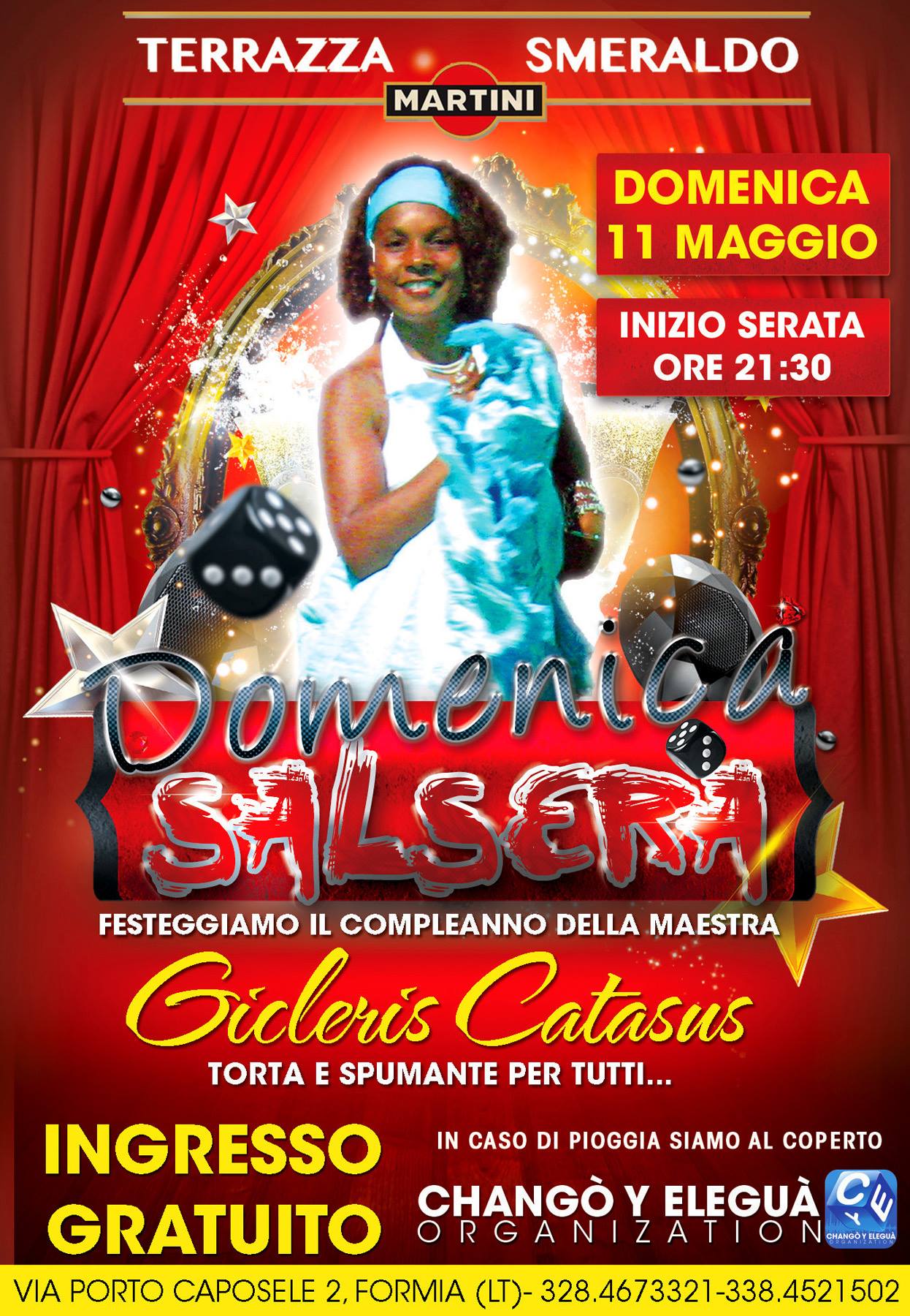 Domenica Salsera - Terrazza Smeraldo Formia (LT) - INGRESSO FREE