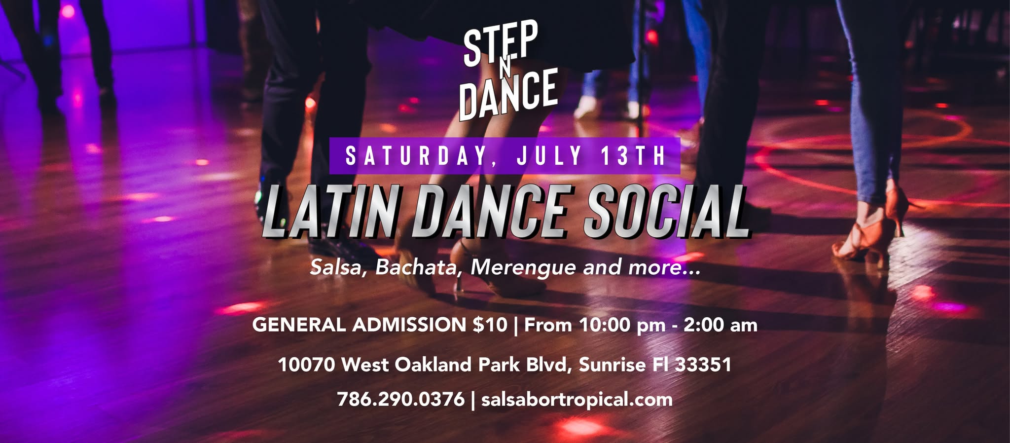 Tony Duarte's & Friends birthday Step N Dance Latin Dance Party