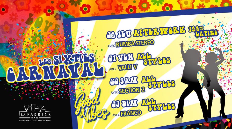 Carnaval Afterwork Latino La Fabrick