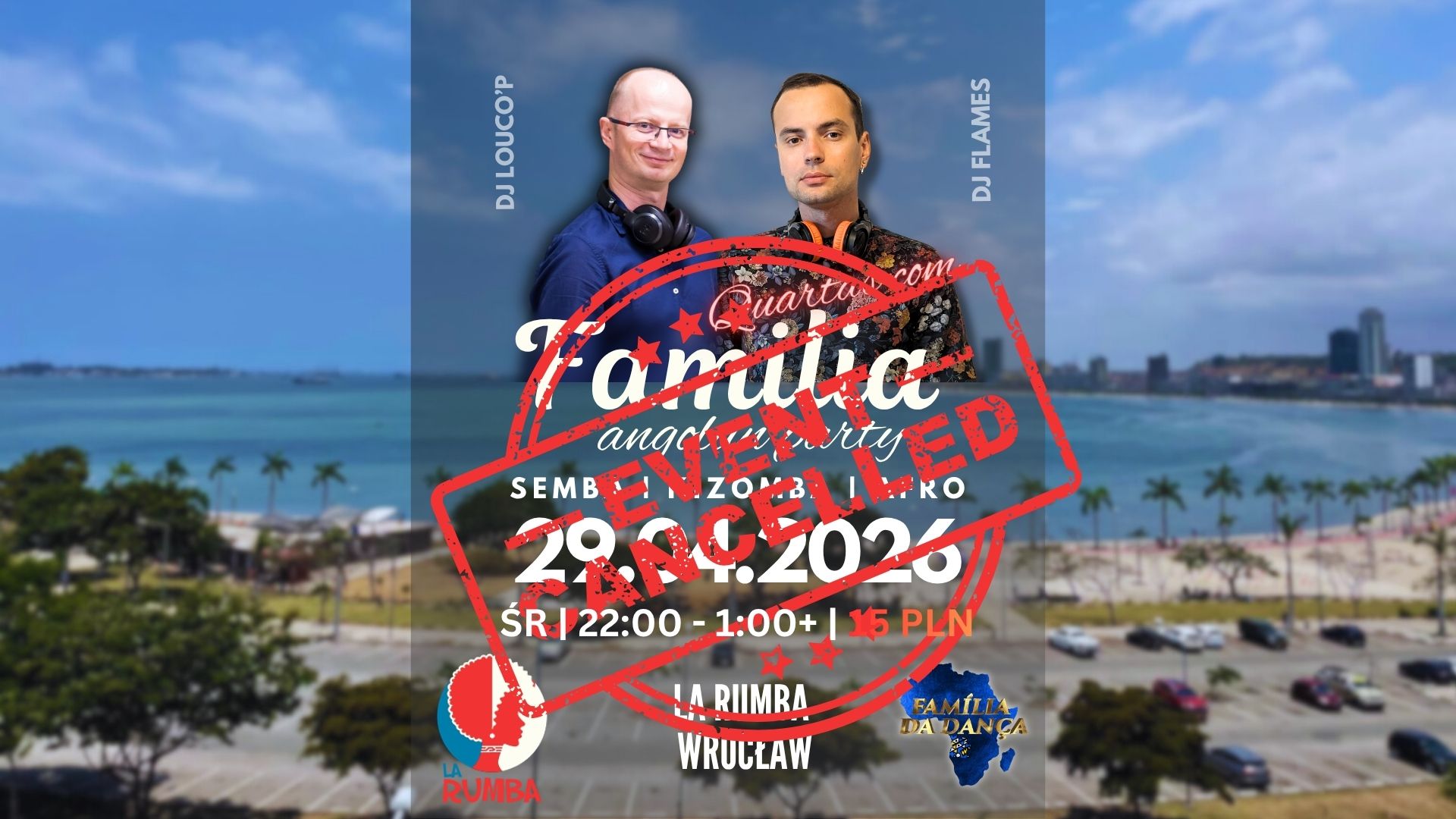 Środy z Familią Angolan Party Quartas com Familia Familia Da Danca Wrocław