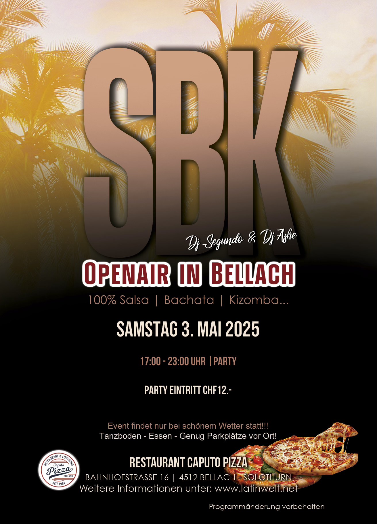 OPEN AIR! SALSA, BACHATA… BELLACH - SOLOTHURN
