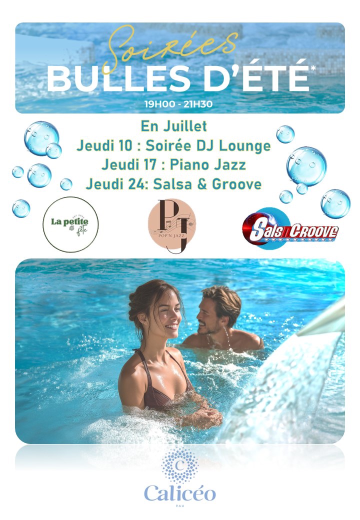 SBK au Caliéo de Pau: soirée Bulles d’été avec Dj Jeff