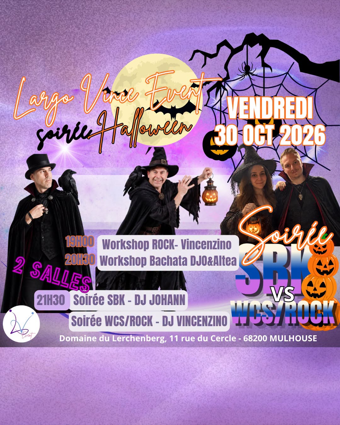 🎃Soirée Halloween SBK vs WCS ROCK🧛‍♀️