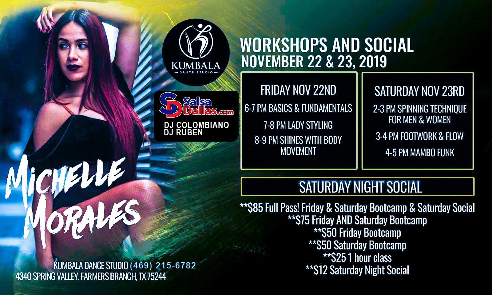 Weekender w Michelle Morales Nov. 22-23