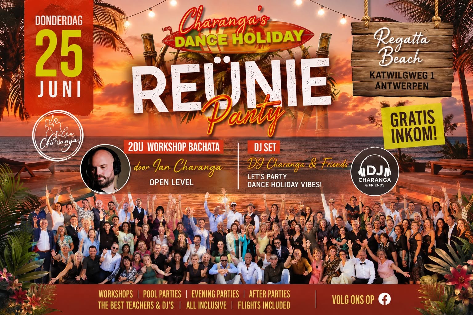 Salsa @ Regatta Beach Dance Holiday Reünie Party