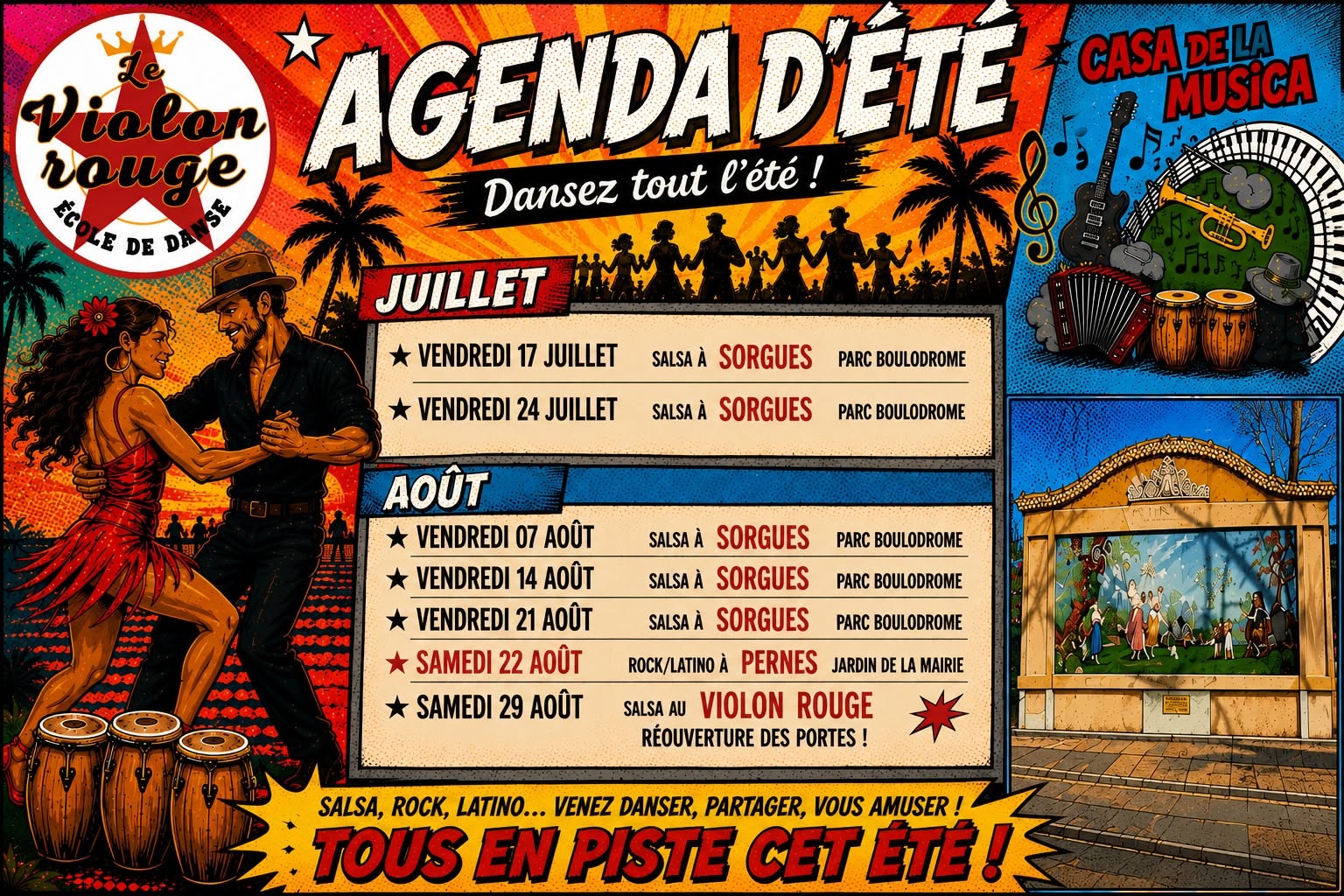Vendredi Salsa et + à Sorgues djs F-Ka & Guest