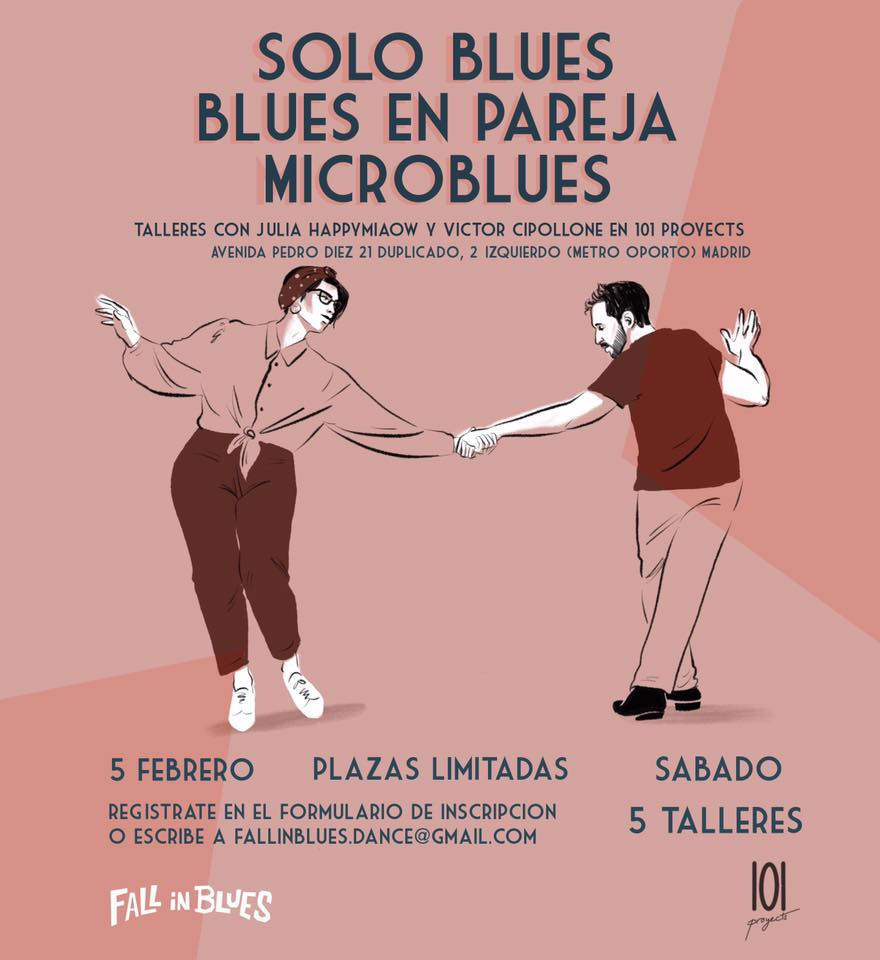 Intensivos de Solo Blues y Blues en pareja con Fall in Blues. (Madrid, 5 de Febrero)