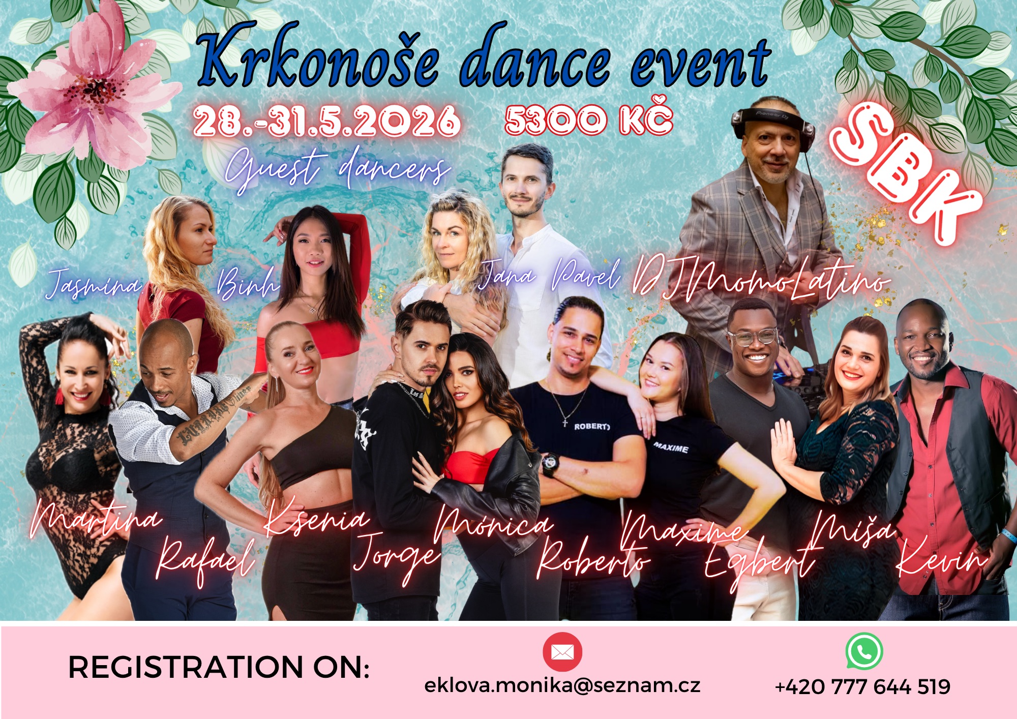 Krkonoše dance event - salsa, bachata, kizomba