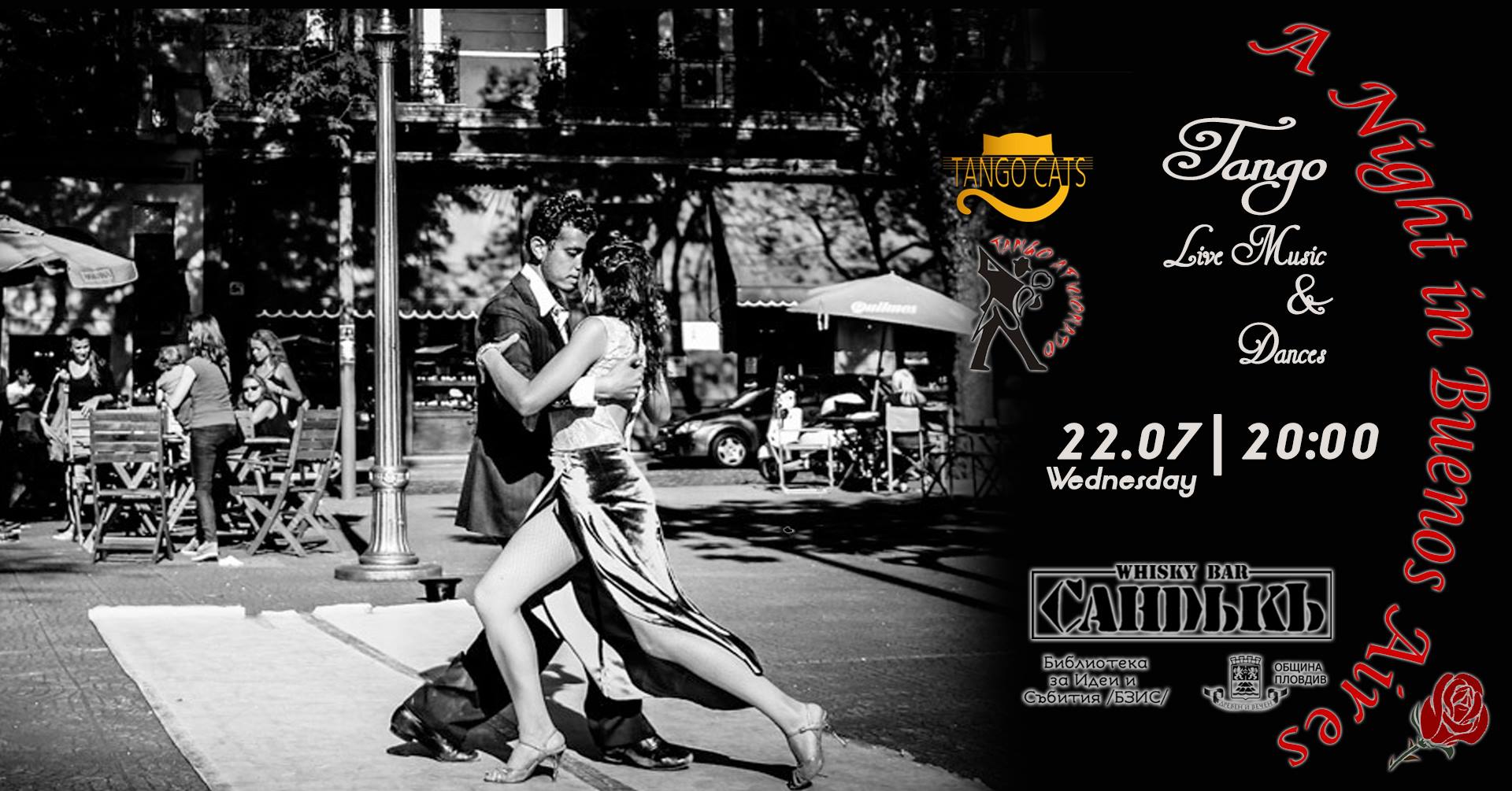 A night in Buenos Aires #Tango live music & dance