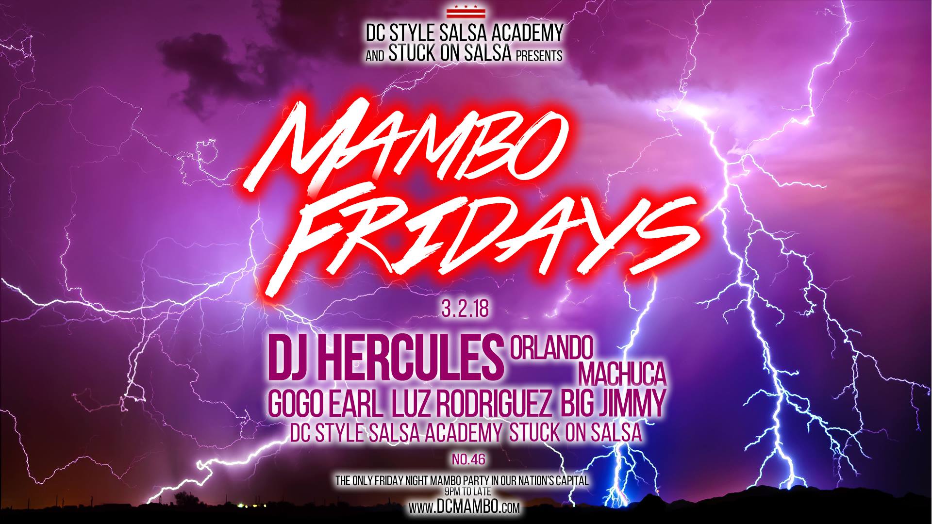 Mambo Fridays - 3.2.18 Guest list!