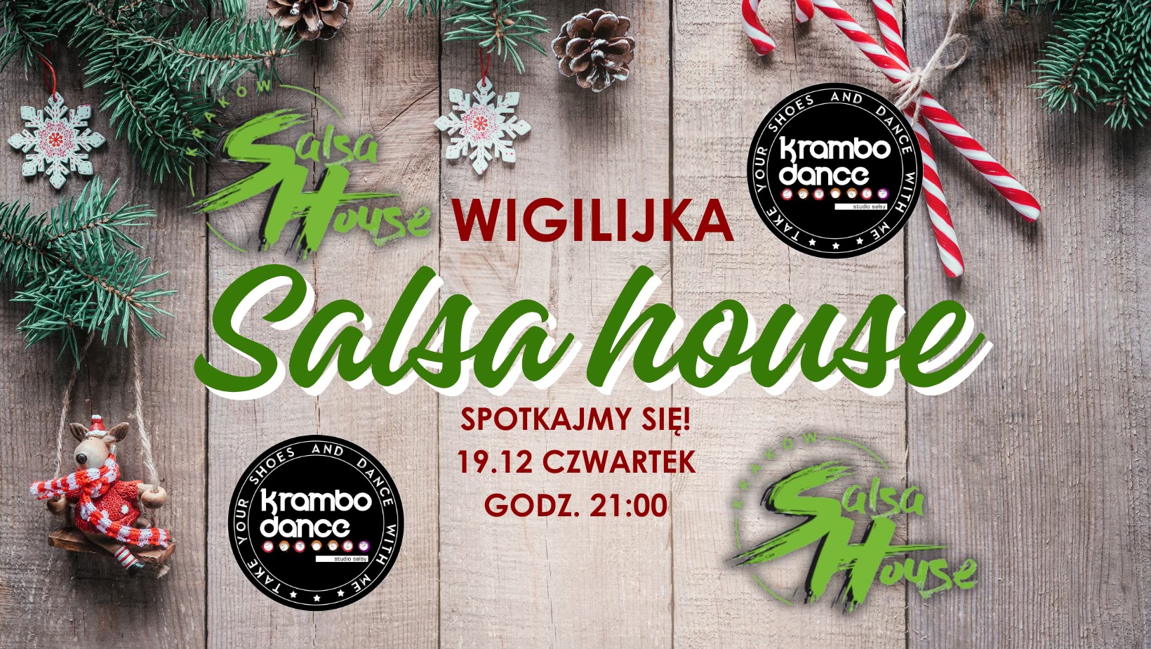 Wigilijka Salsa House i Krambo dance 19.12