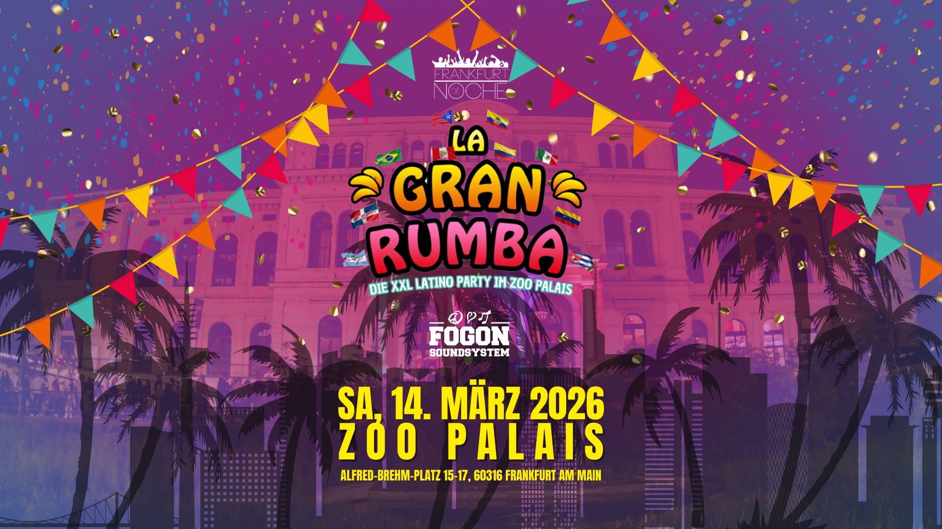¡La Gram Rumba! Die XXL Latino Party in Frankfurt