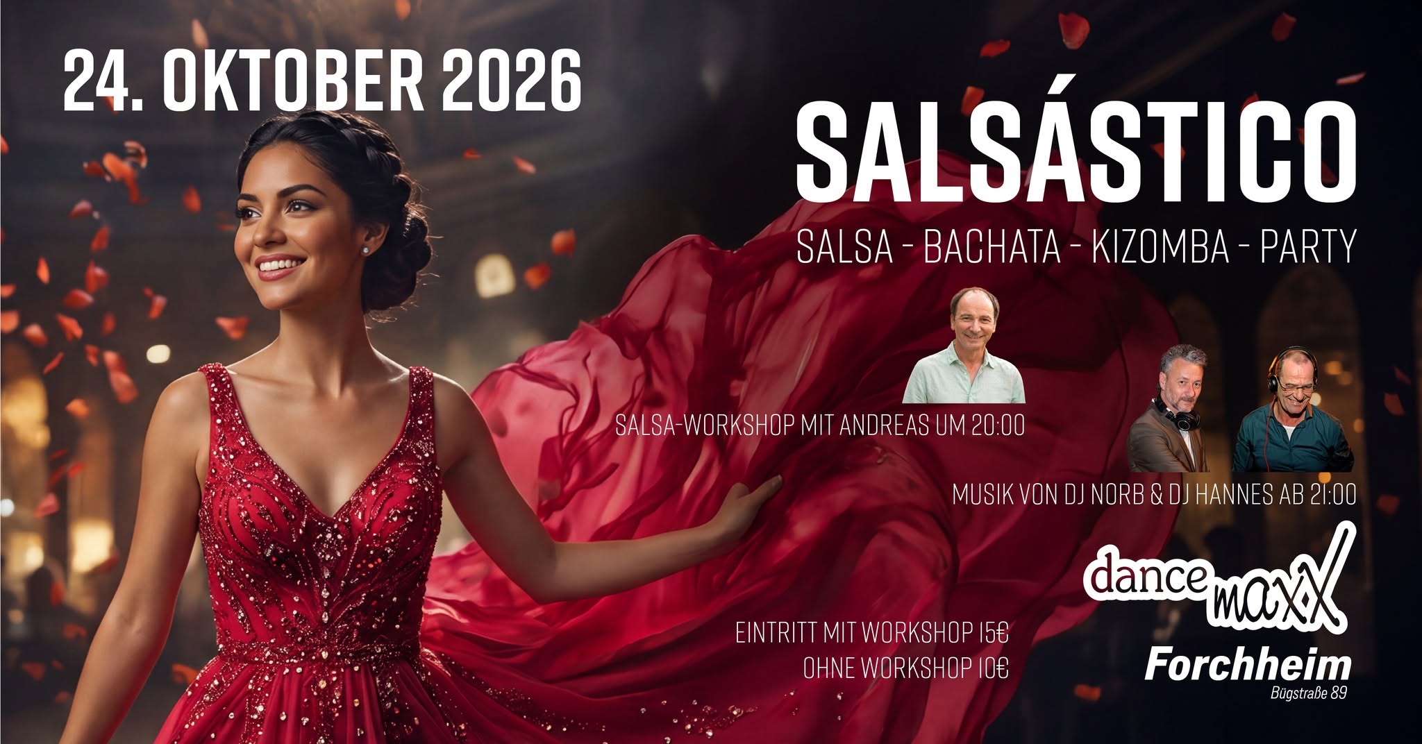 SALSÁSTICO Der Salsa-Abend im dance maxX Forchheim!