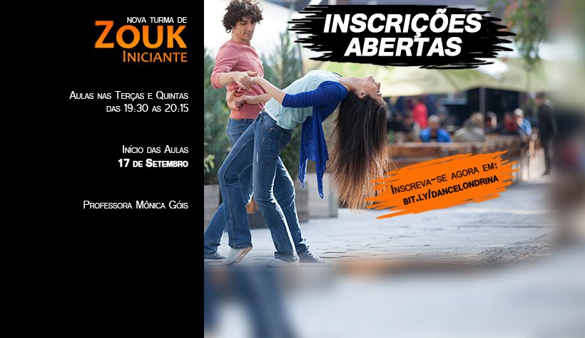 Nova turma de Zouk Iniciante