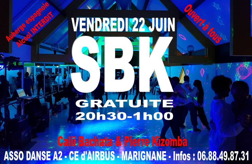 Soirée SBK Gratuite Asso Danse A2 Airbus Marignane