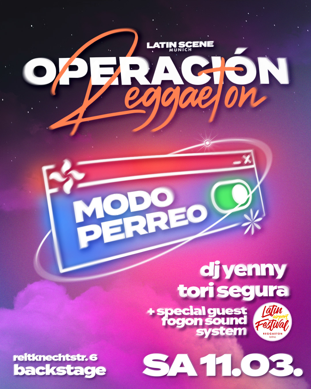 Operación Reggaeton ✘ Backstage