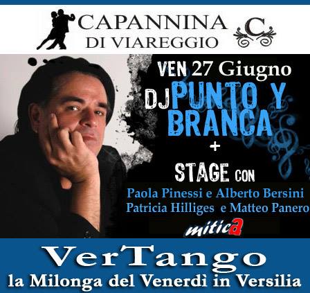 Ven 27 Giu> Capannina Inaugurazione estiva con PuntoyBranca stage Alberto B