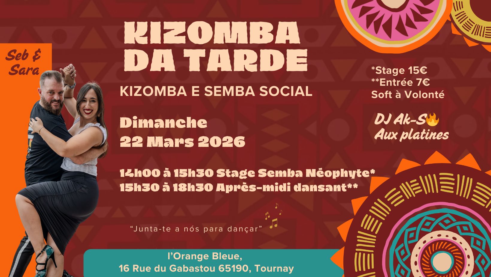 Kizomba Da Tarde - março