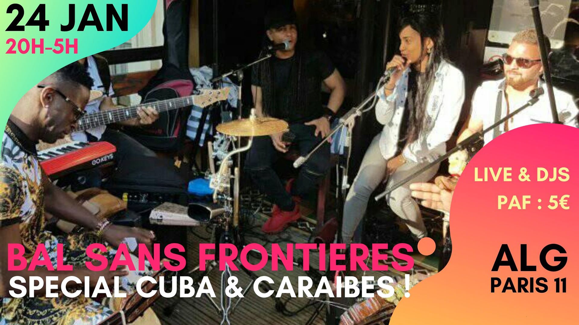 Bal Sans Frontières spécial Cuba & Caraïbes !