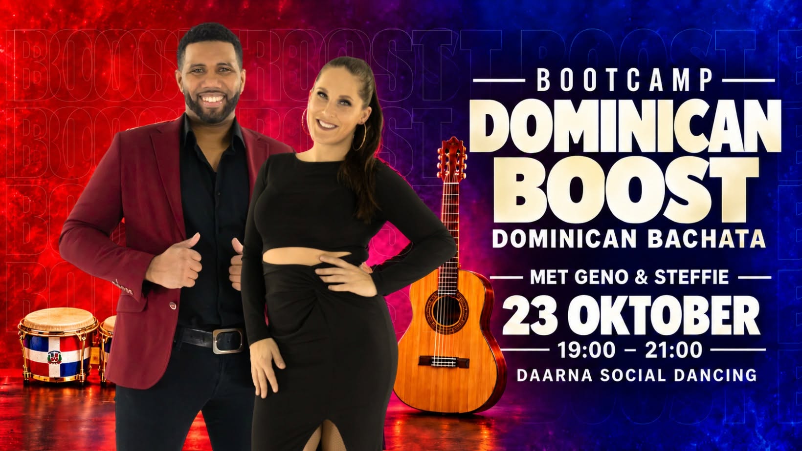 Dominican Bachata Bootcamp by Geno & Steffie BOOST - Bachata Passion