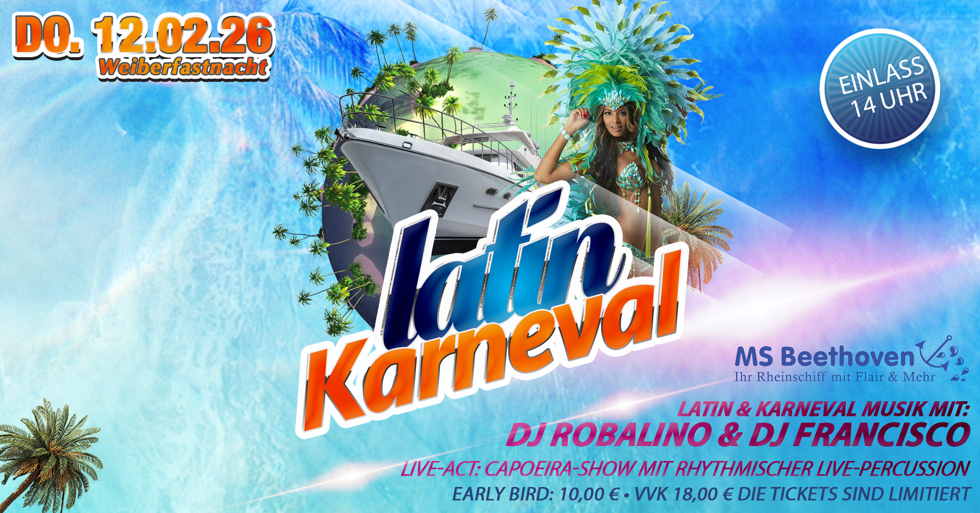 LATIN KARNEVAL 2026 WEIBERFASTNACHT
