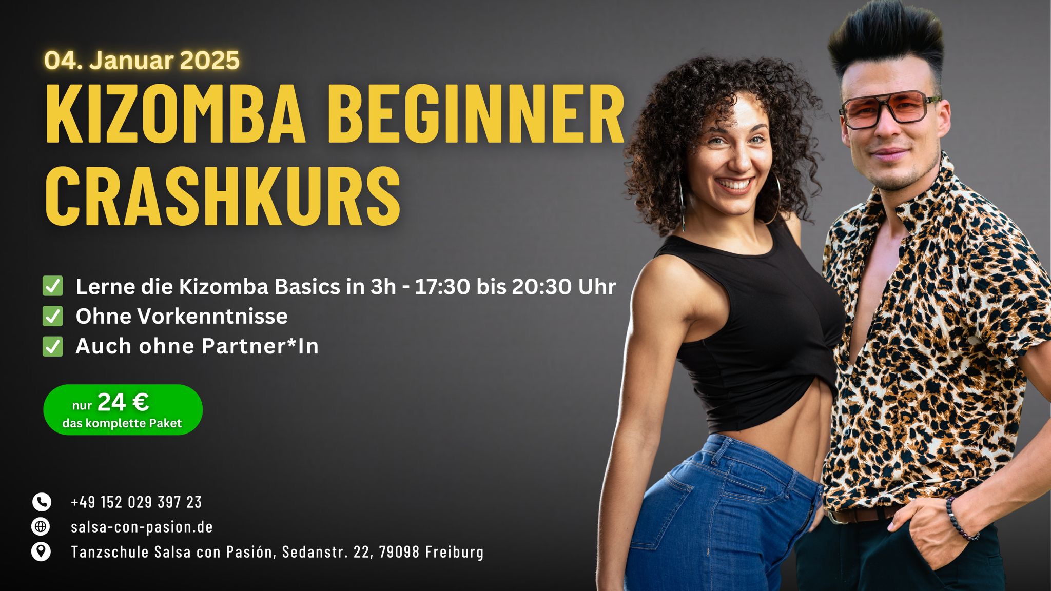 KIZOMBA BEGINNER CRASHKURS IN FREIBURG