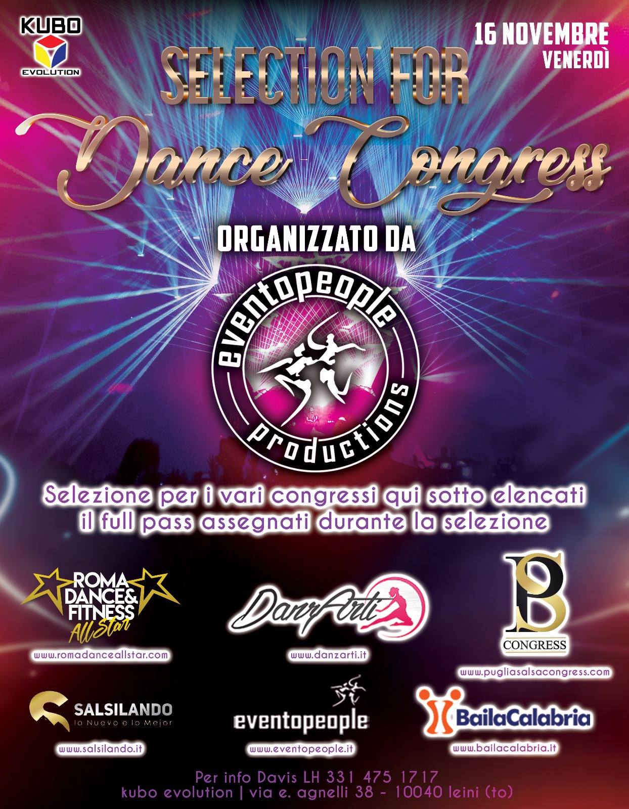 Selection for DANCE Congress