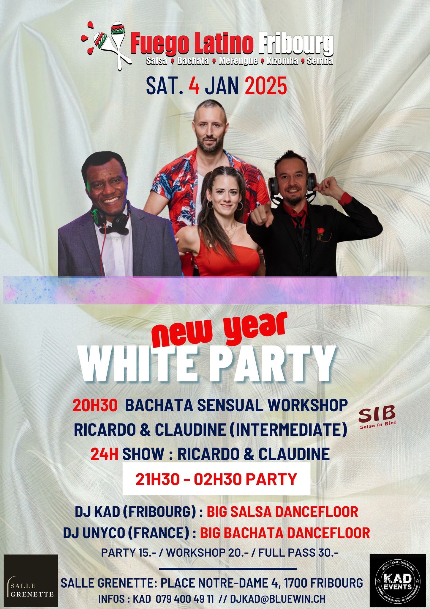 ☆☆☆ Fuego Latino " NEW YEAR WHITE PARTY " ☆☆☆