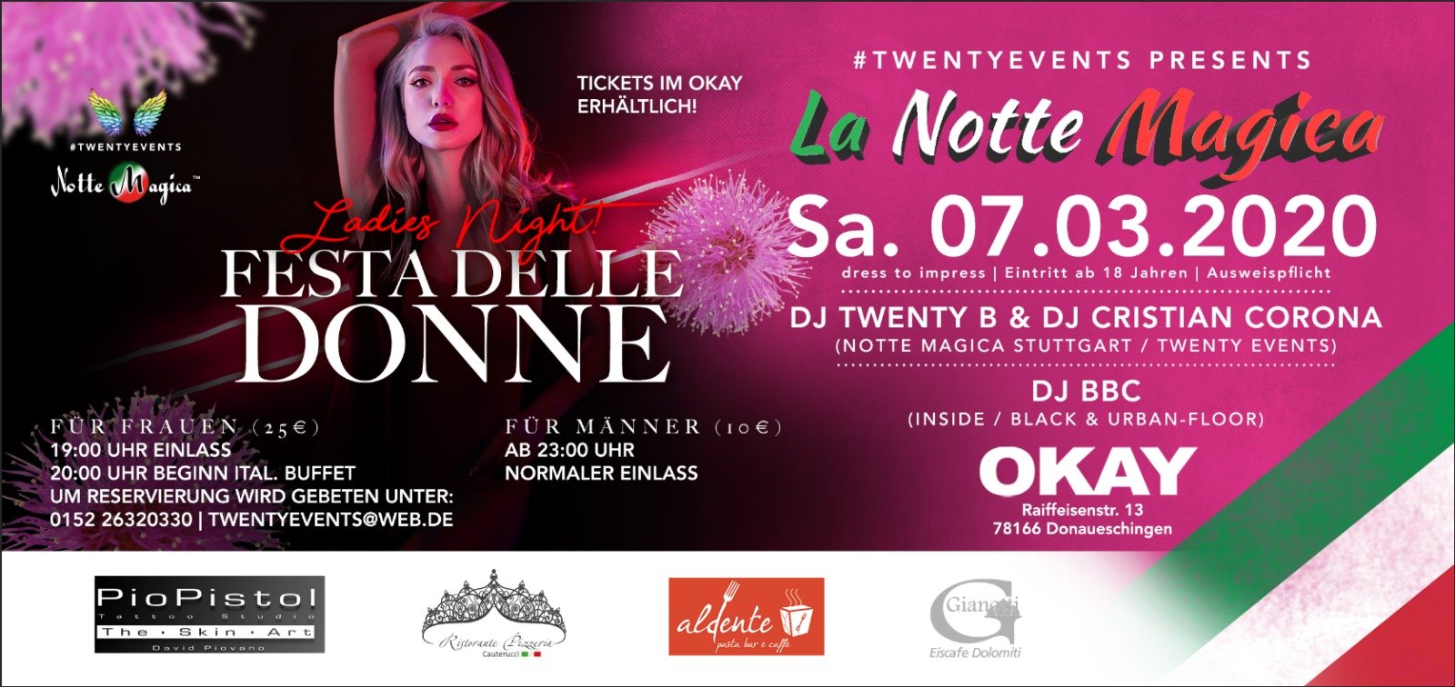 La Notte Magica ★ La festa delle Donne ★