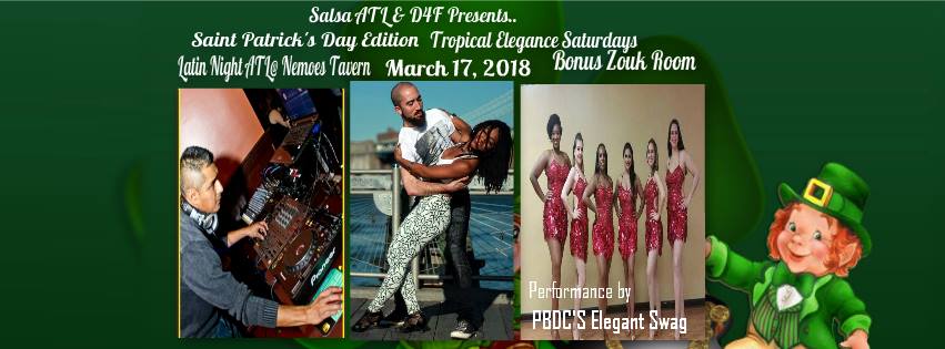 St Patrick's Day Tropical Elegance Latin Night - bonus zouk room
