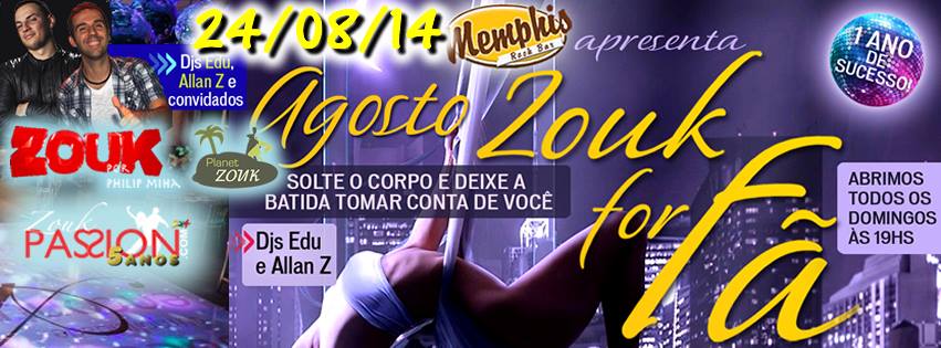 ZOUK FOR FÃ - MEMPHIS BAR