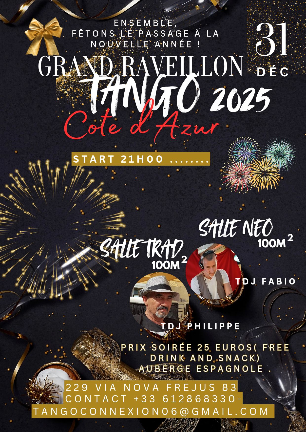 REVEILLON Tango Côté D'Azur 2025