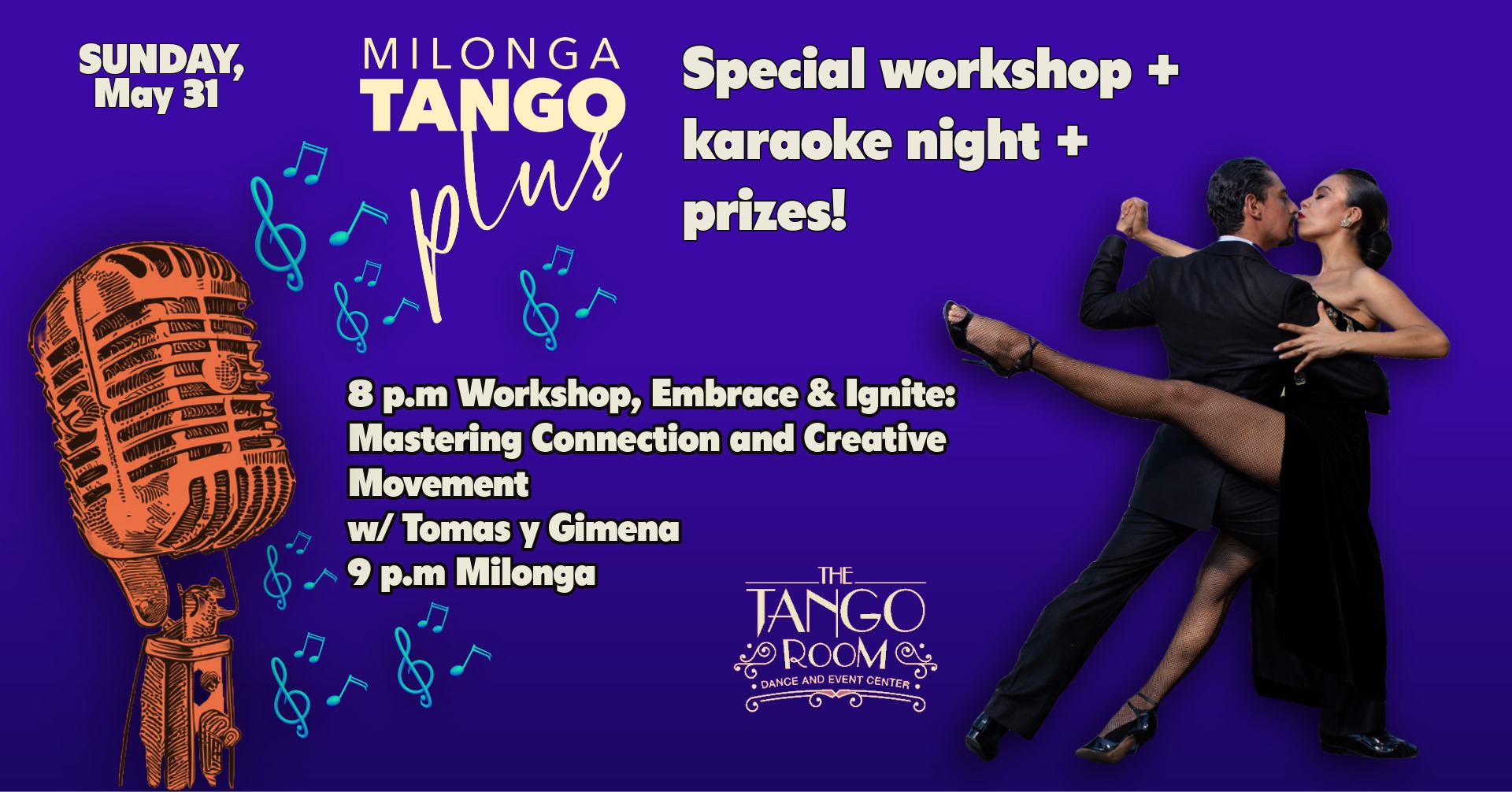 Tango Plus Milonga: Workshop+Karaoke+Prizes