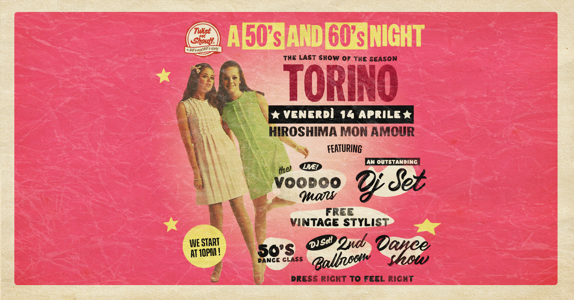 Twist and Shout! A 50's and 60's Night ★ Torino ★