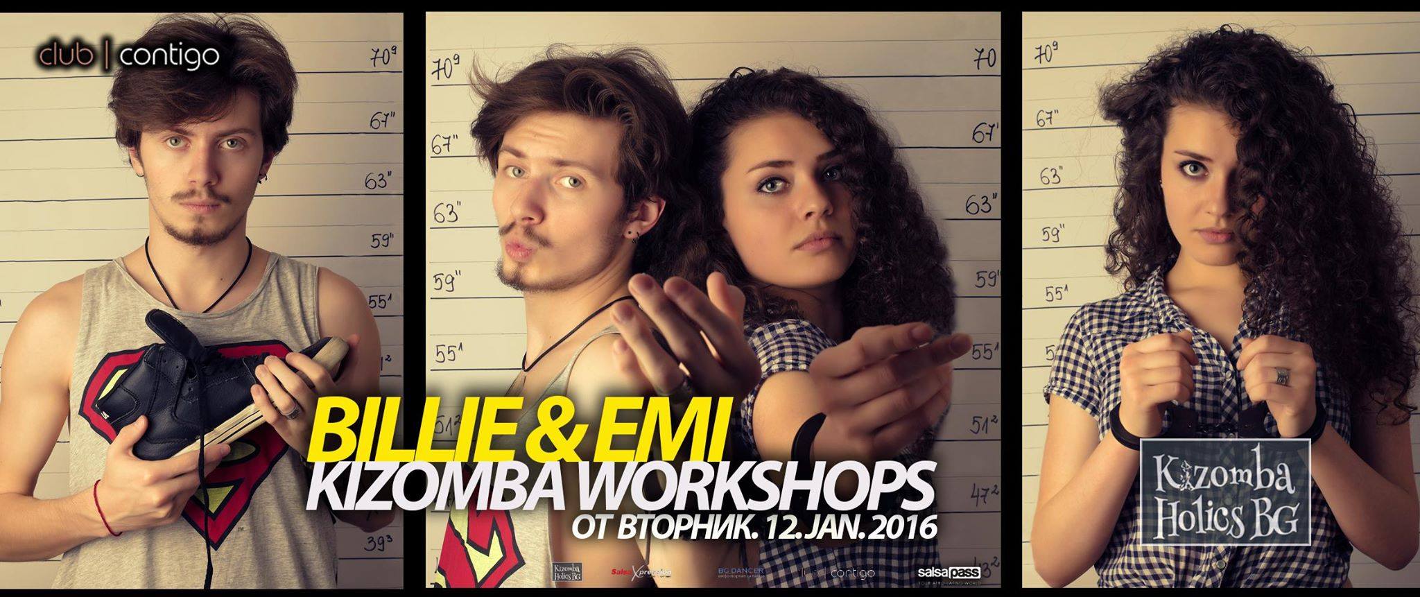 Billie & Emy Kizomba Workshops Level 1 and 2