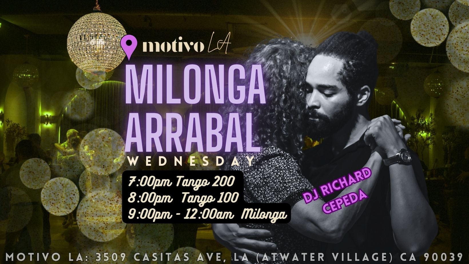 Milonga Arrabal - w DJ Richard Cepeda