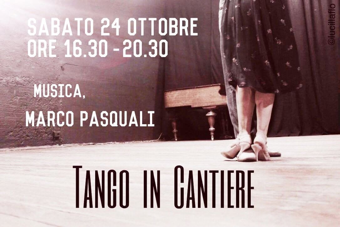 'Tango in Cantiere' sabato 24 ottobre