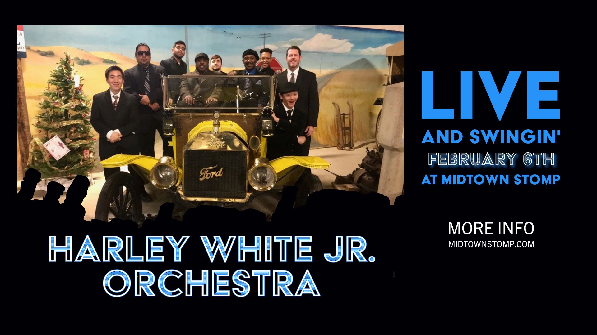 Live Music and Swing Dancing w The Harley White Jr. Orchestra