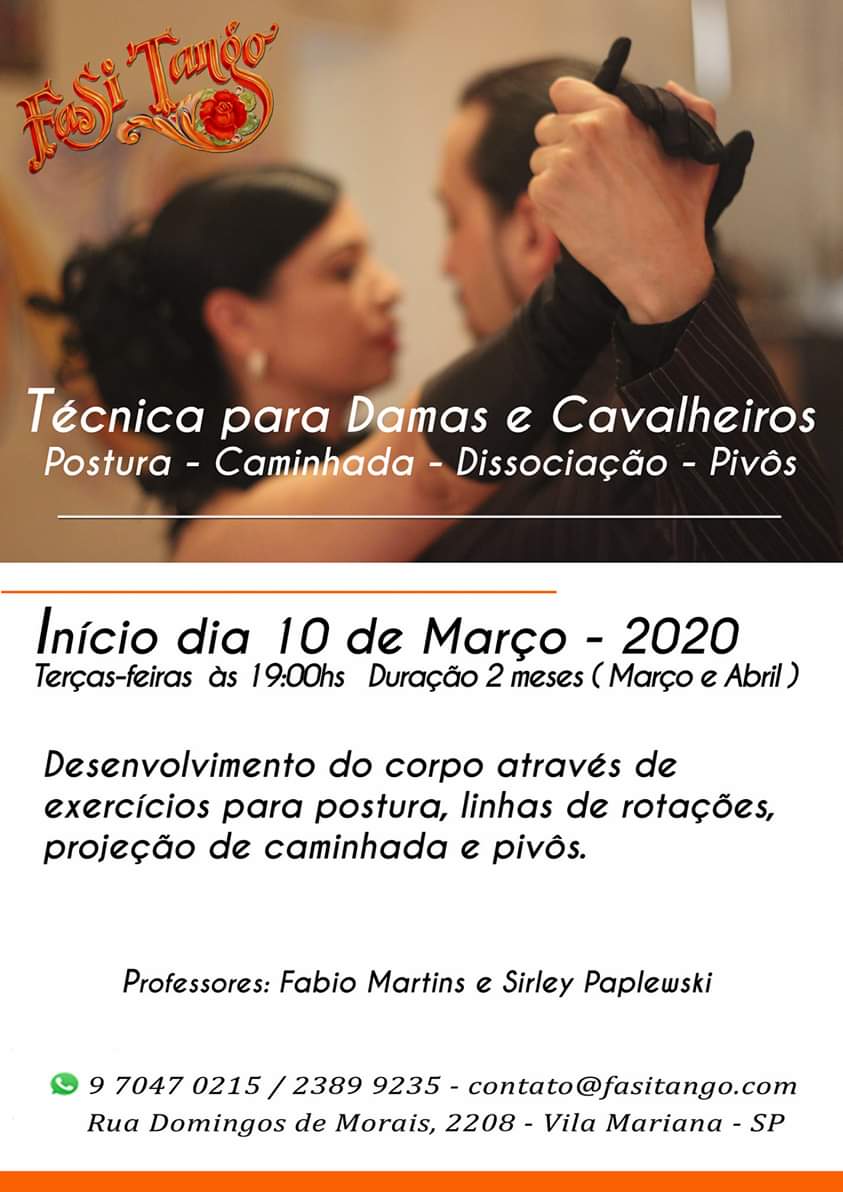 Técnica Para Damas e Cavalheiros no Tango!